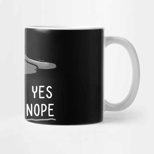 My Body Says Nope - Funny Lazy Cat Gift by eduely